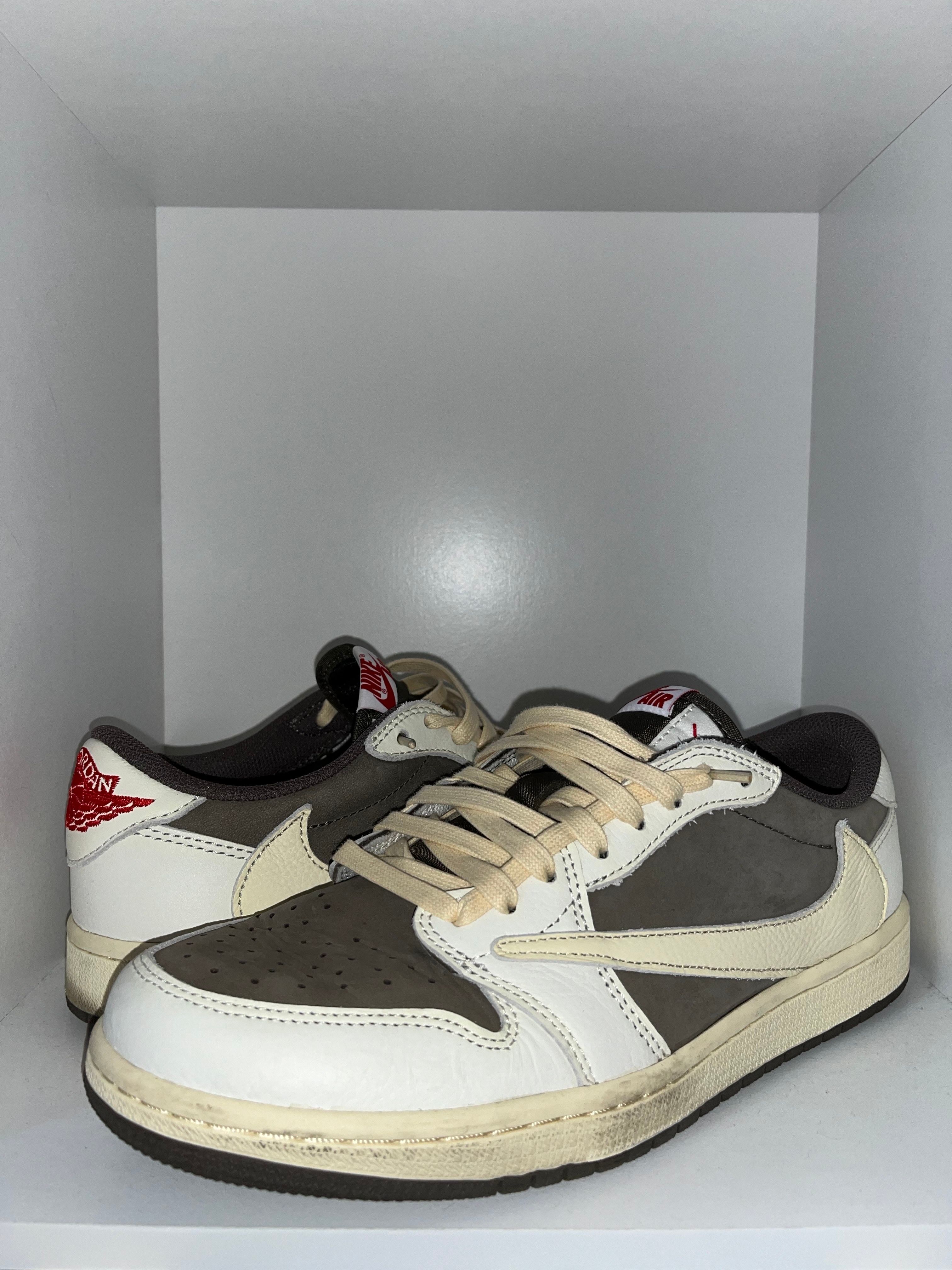 Travis Scott × Nike Air Jordan 1 Low OG SP "Reverse Mocha/Sail and Ridgerock"