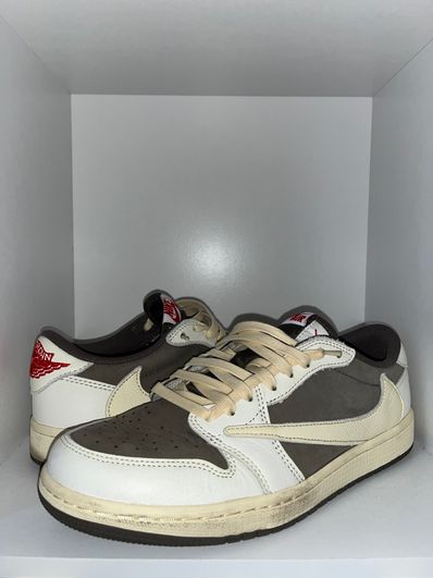 Travis Scott × Nike Air Jordan 1 Low OG SP "Reverse Mocha/Sail and Ridgerock"
