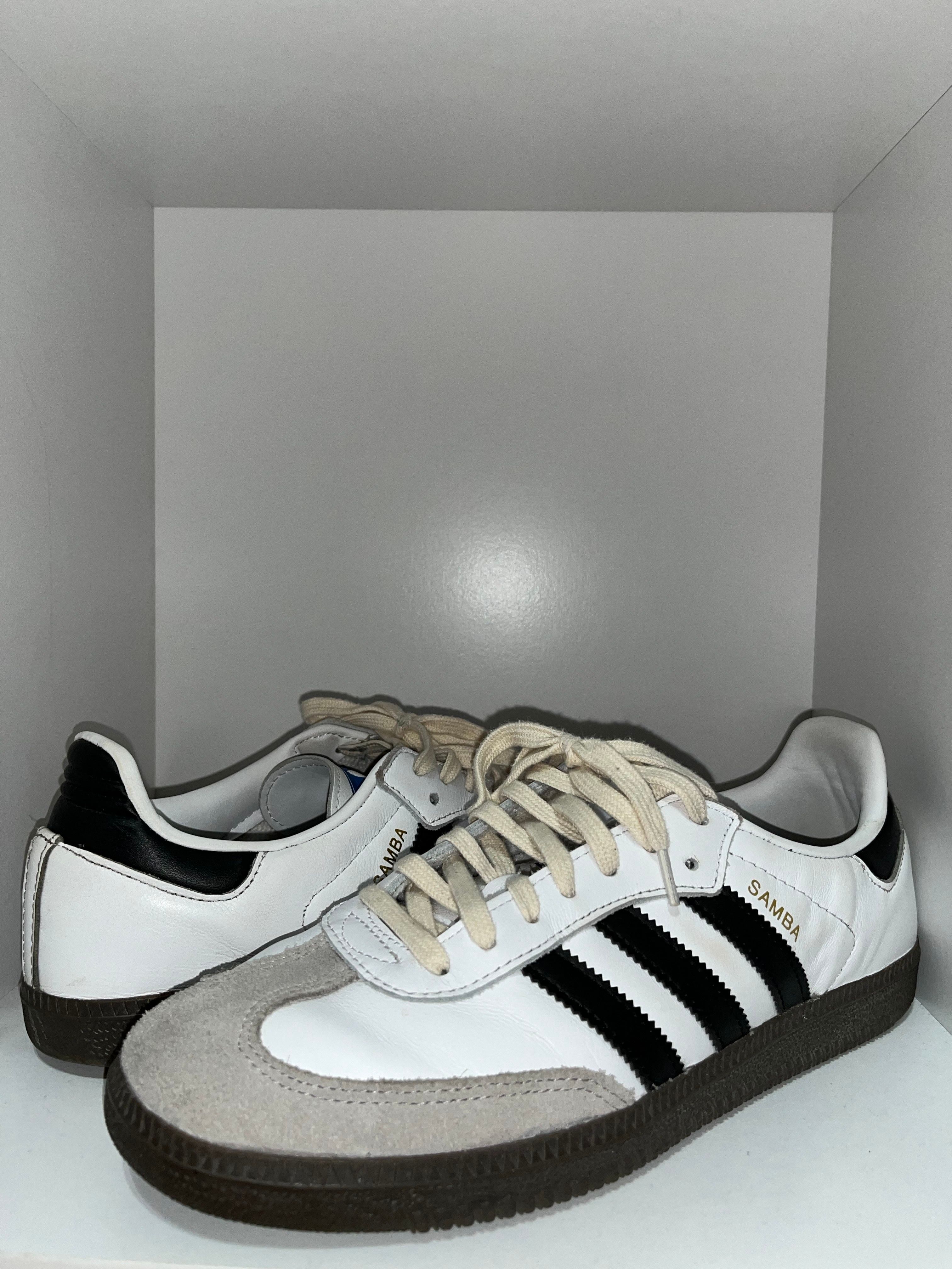 adidas Samba OG "Cloud White/Core Black/Clear Granite"