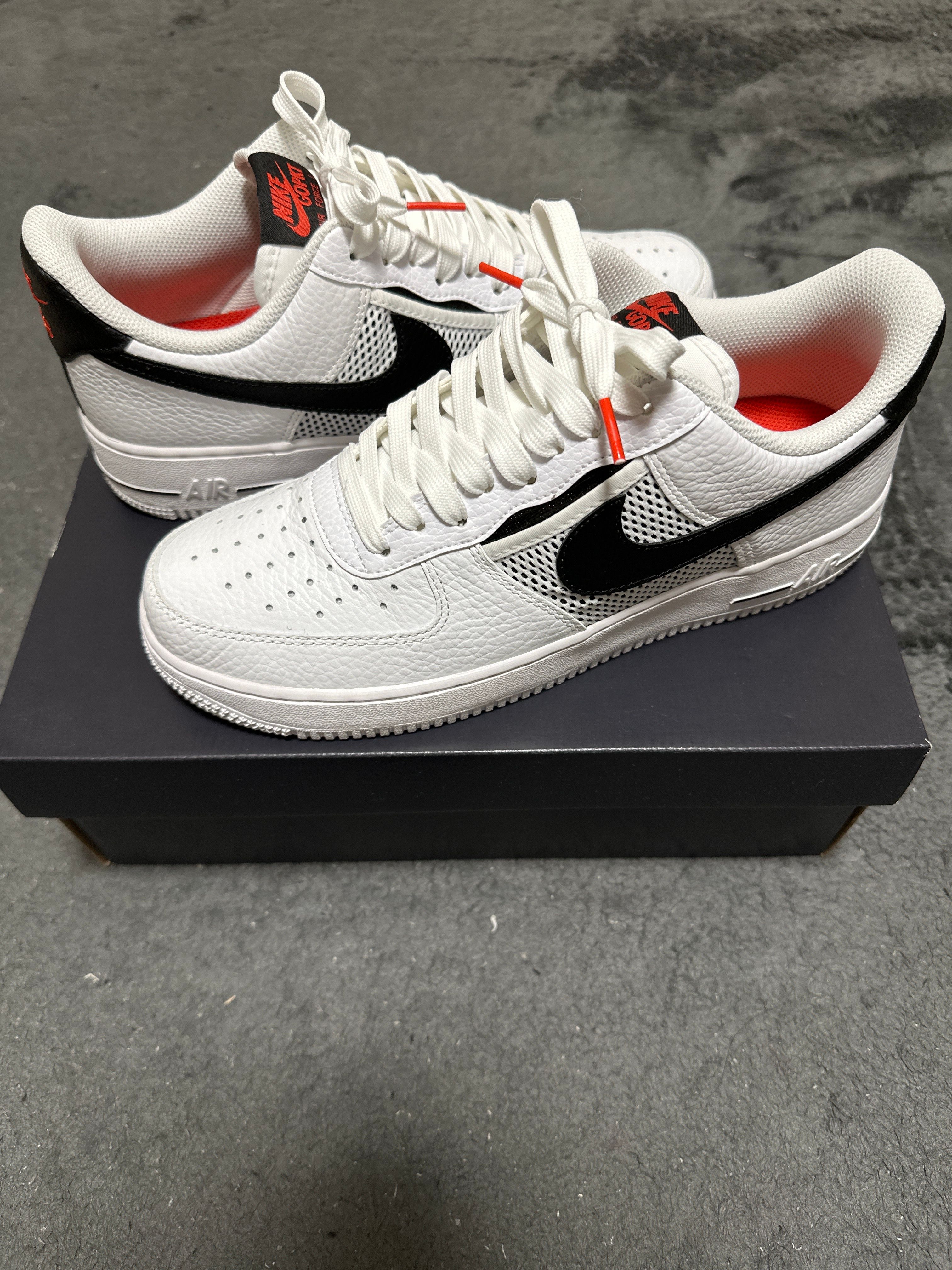 Nike Air Force 1 Low '07 LV8 "White/Habanero Red"