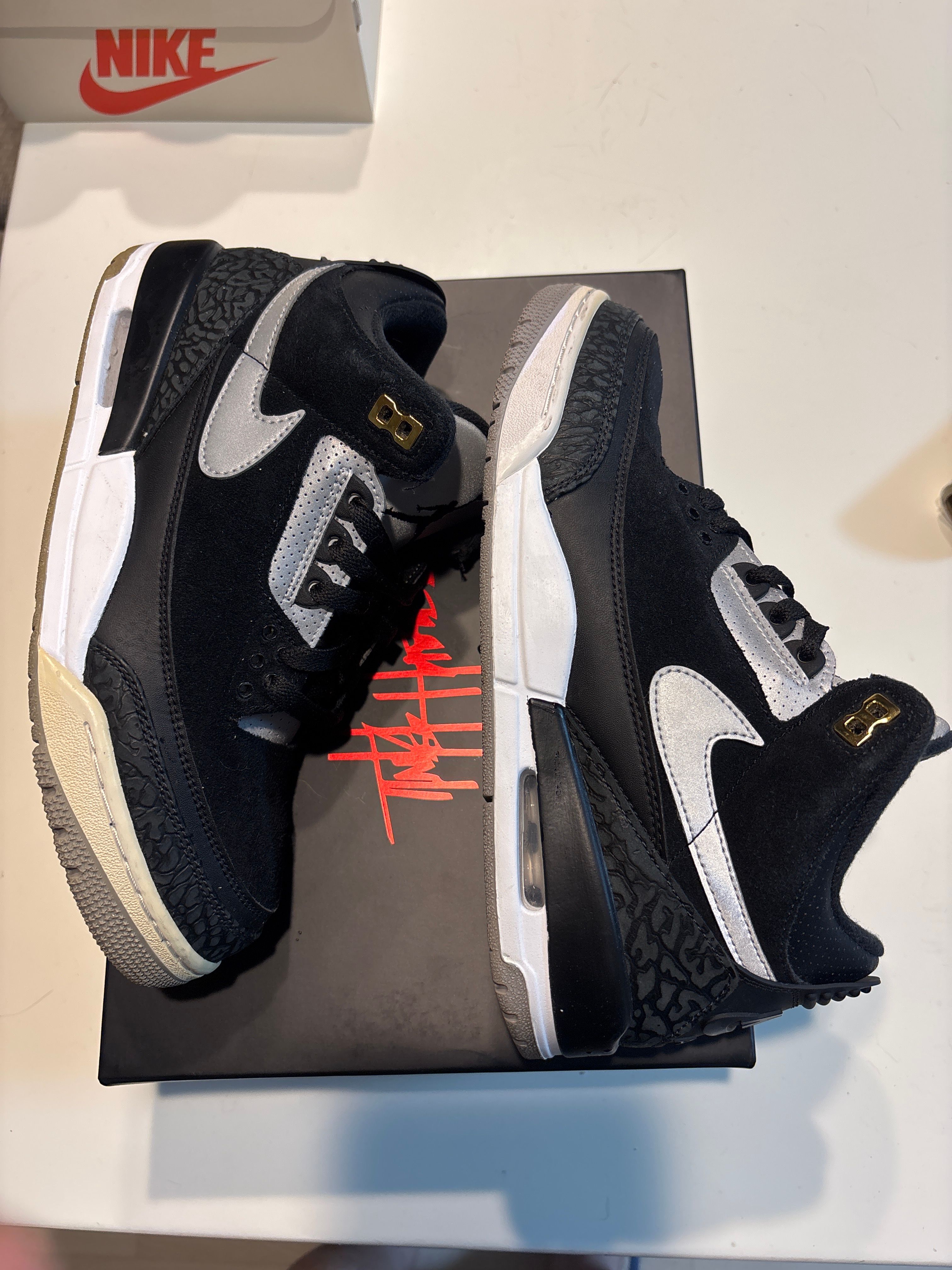 Nike Air Jordan 3 Retro Tinker "Black/Cement Grey"