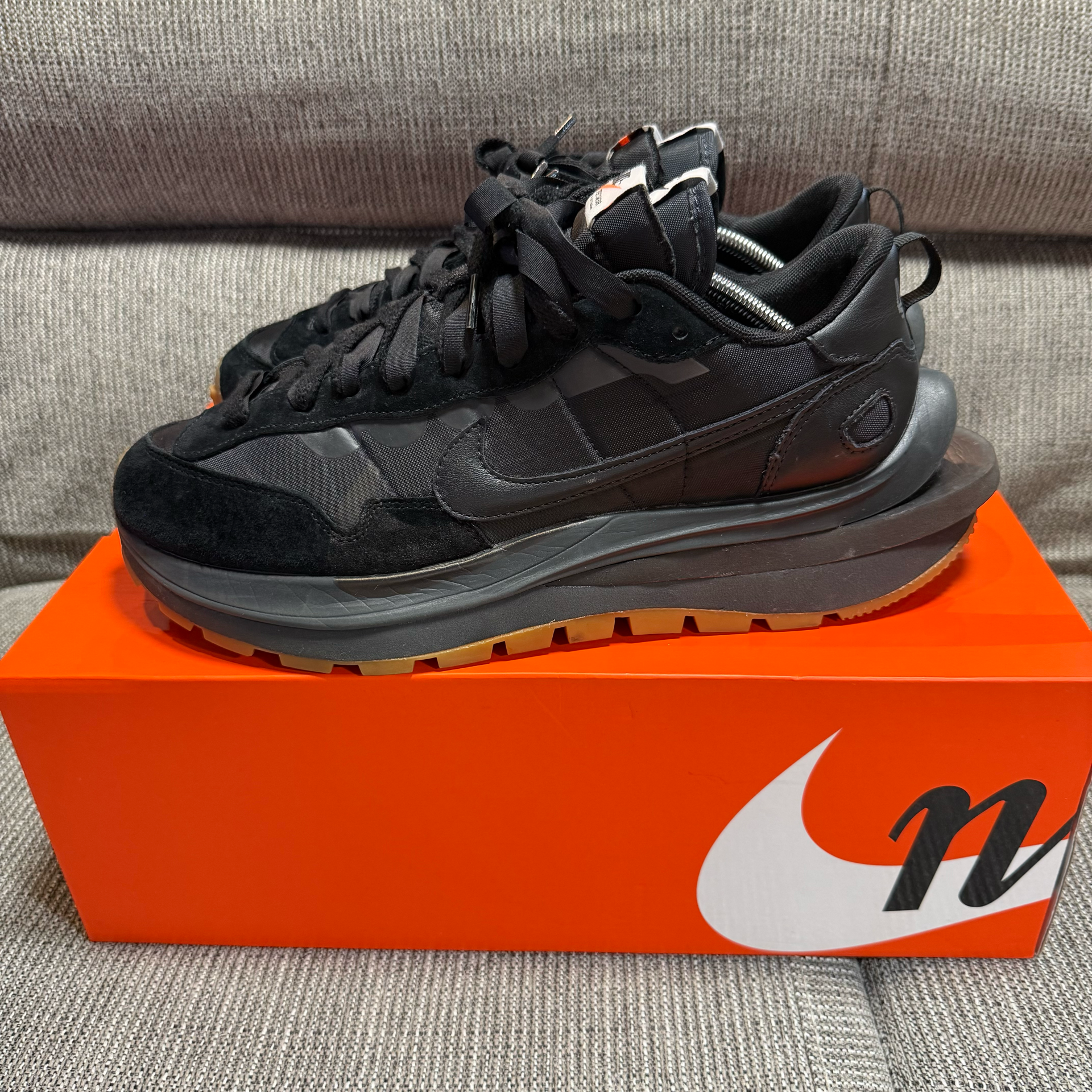 sacai × Nike Vapor Waffle "Black Gum"