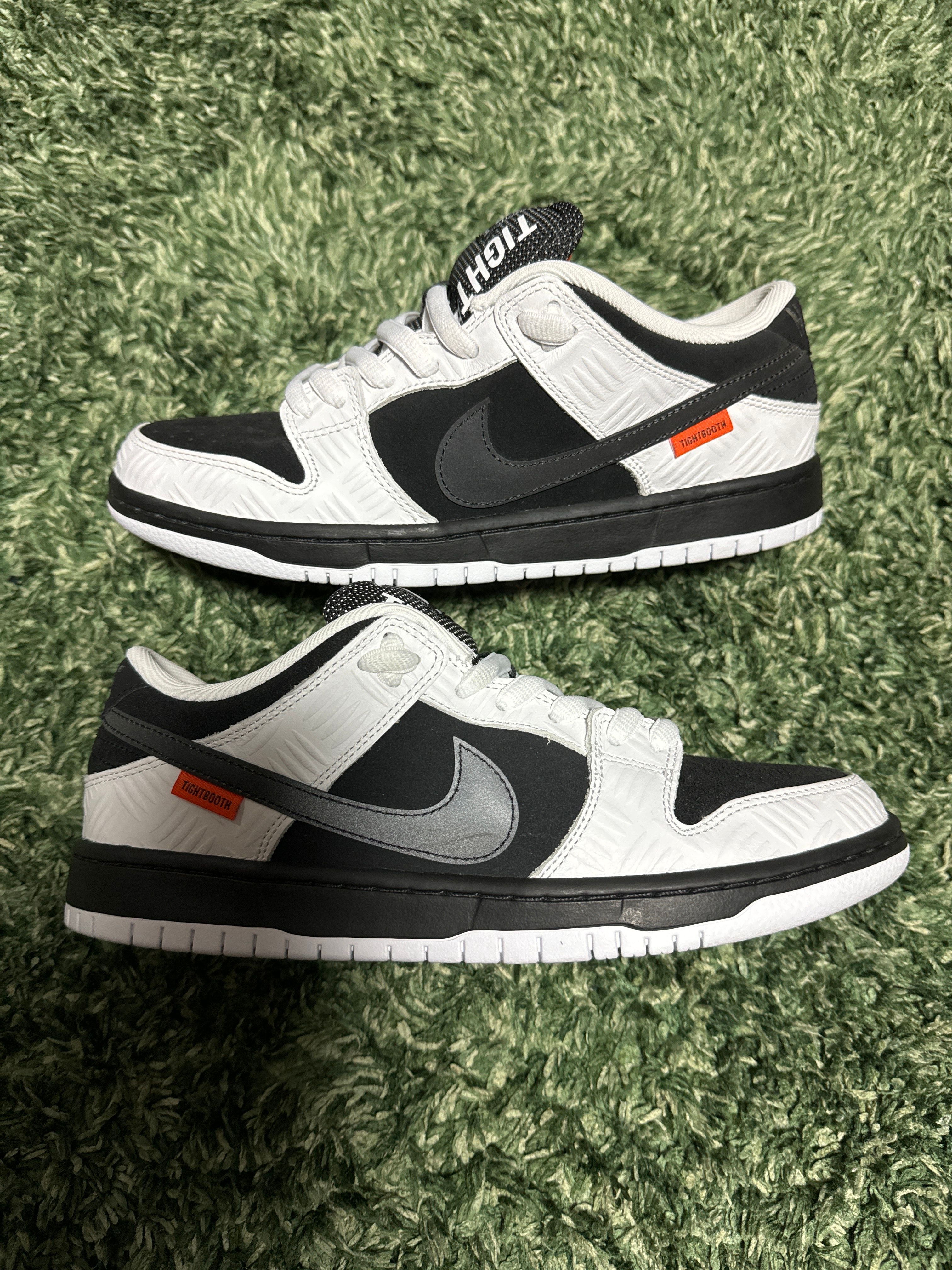 TIGHTBOOTH × Nike SB Dunk Low Pro QS "Black and White"