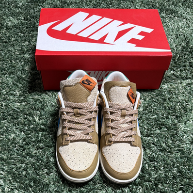 size? × Nike Dunk Low "Dark Driftwood/Photo BlueRattan"