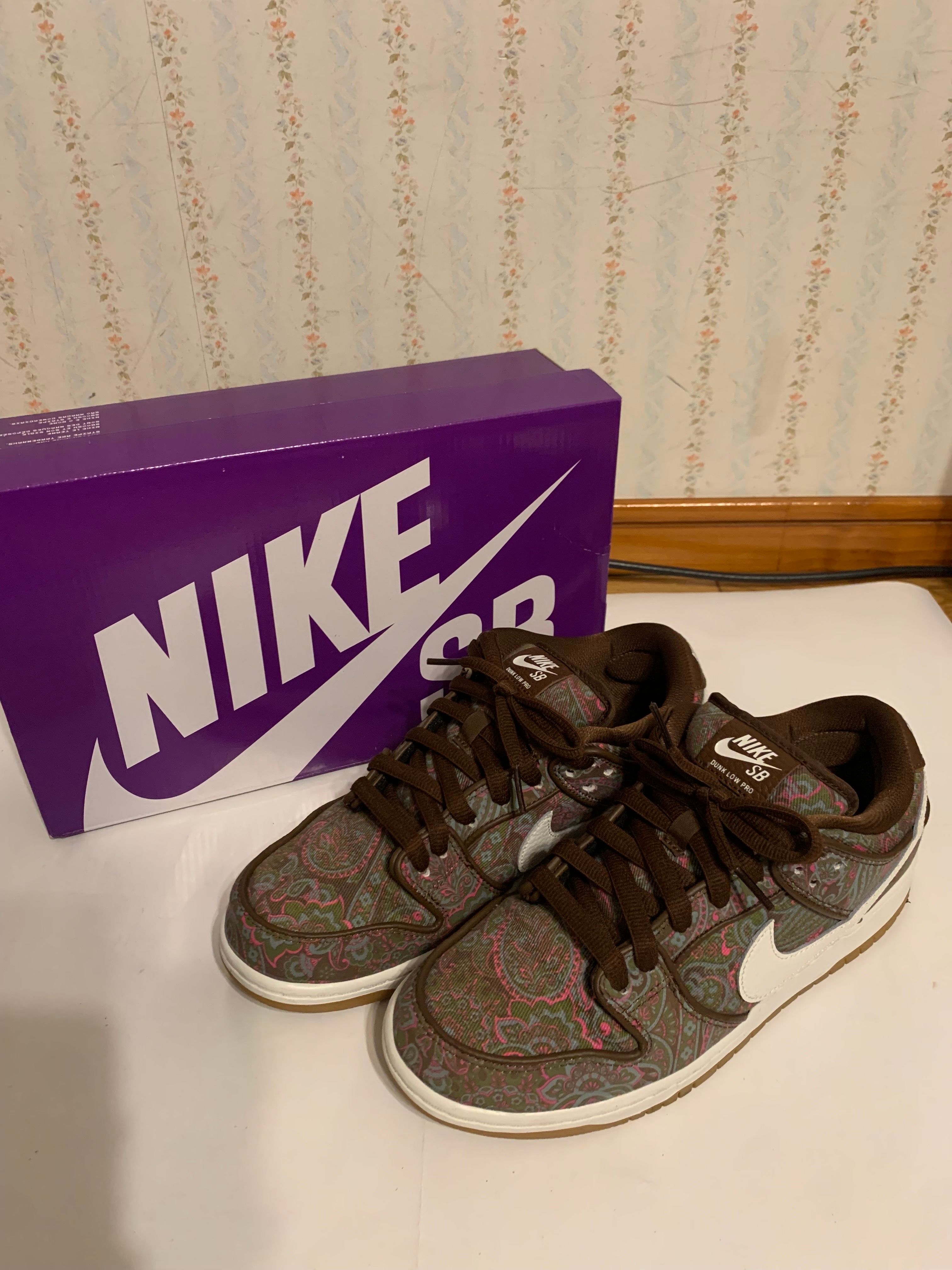 Nike SB Dunk Low PRM "Brown Paisley"