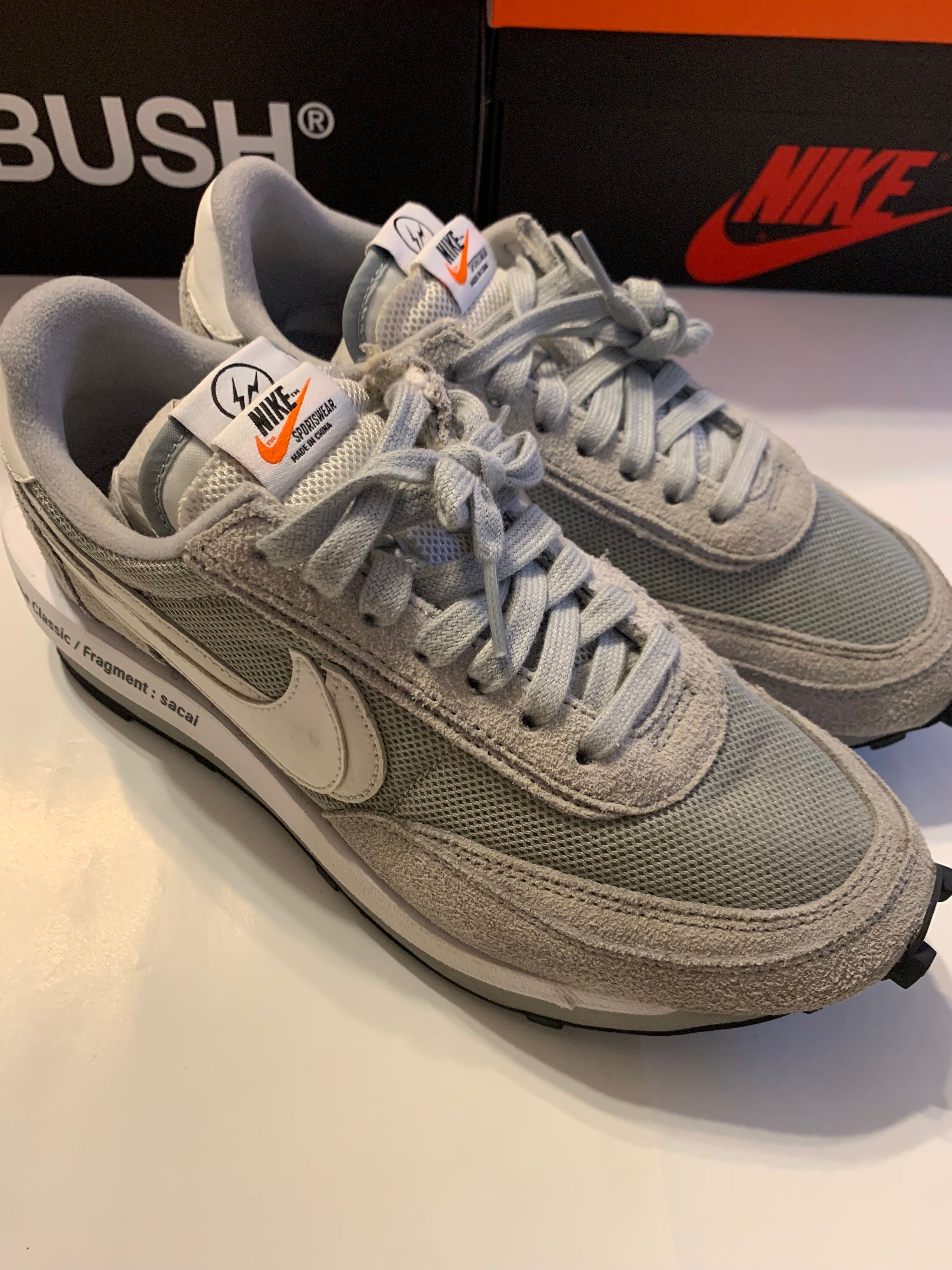 Fragment × sacai × Nike LD Waffle "Light Smoke Grey"
