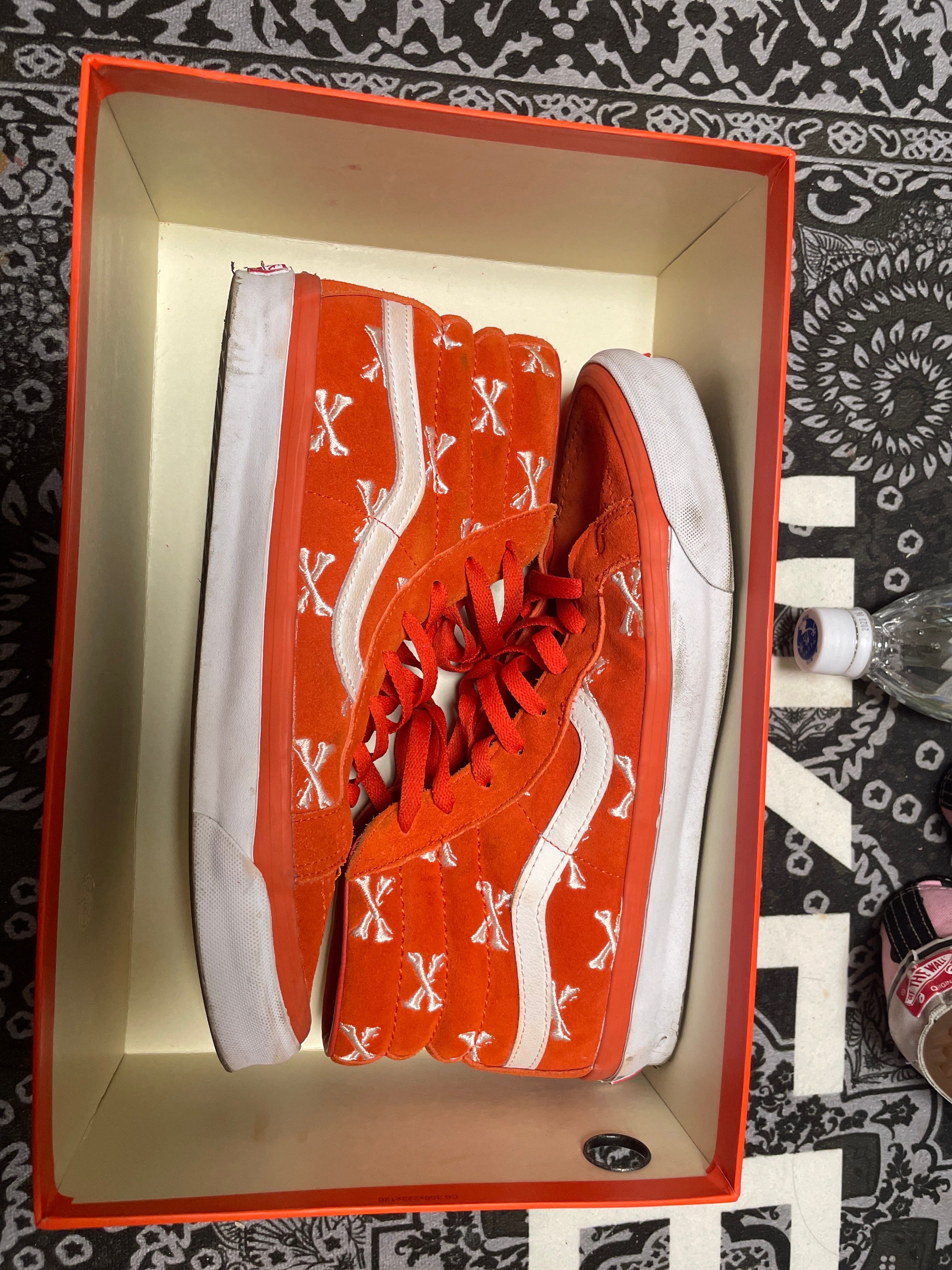 WTAPS × VANS VAULT SK8-HI LX "ORANGE/WHITE"