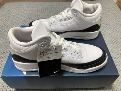 Fragment × Nike Air Jordan 3 "White/Black"