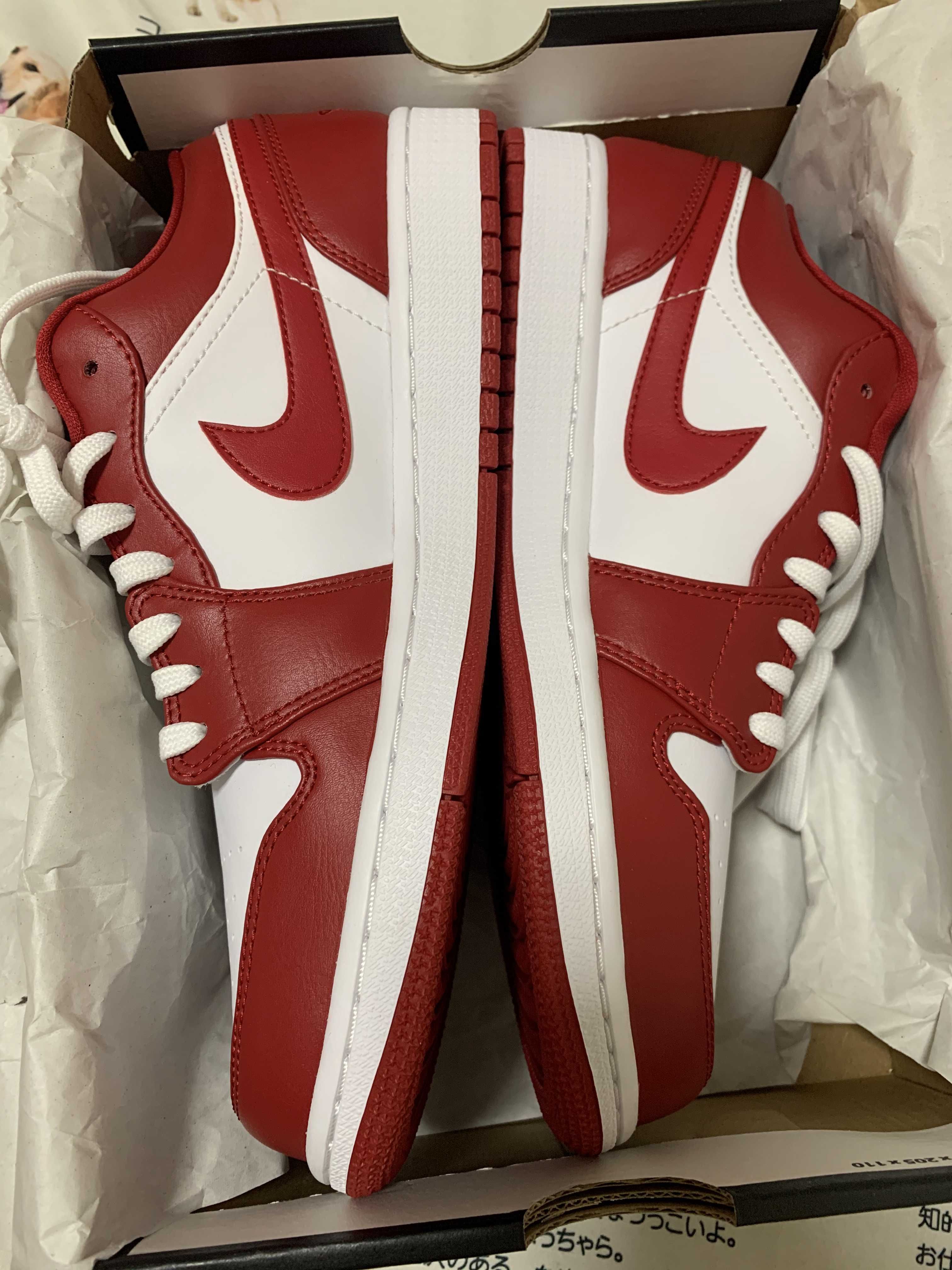 Nike Air Jordan 1 Low "Gym Red/White"