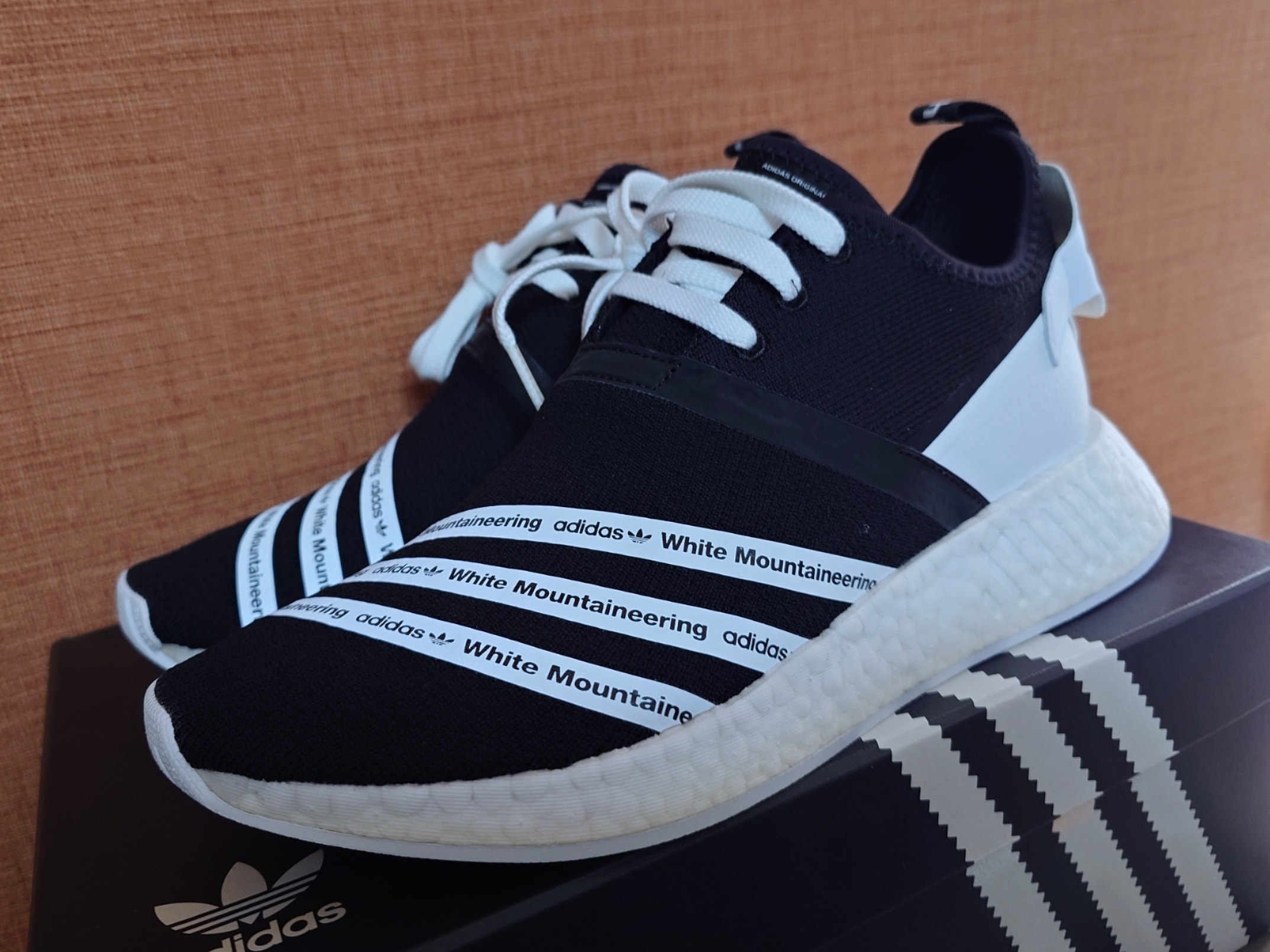 White Mountaineering × adidas NMD R2 "Black/White"