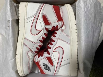 Nike Air Jordan 1 Retro High OG "Sail/University Red"