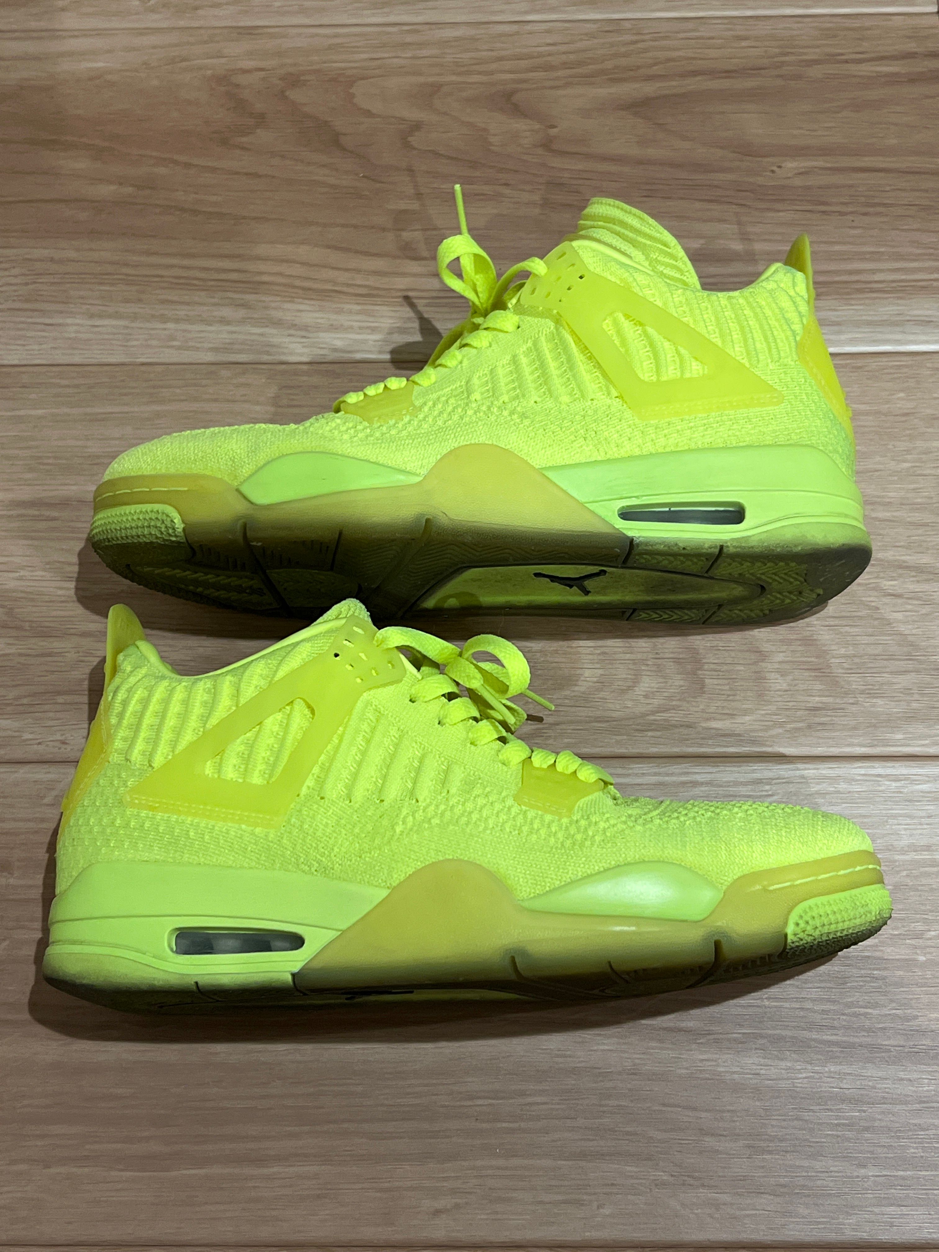 楽天市場】NIKE AIR JORDAN 4 RETRO FLYKNIT volt/volt-volt