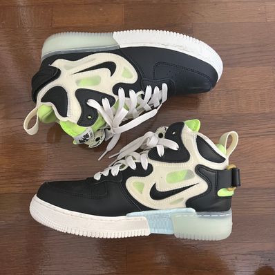 Nike Air Force 1 Mid React "Sail/Ghost Green/Glacier Blue/Black"