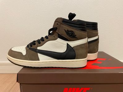 Travis Scott × Nike Air Jordan 1 Retro High OG TS SP "Sail/Dark Mocha"