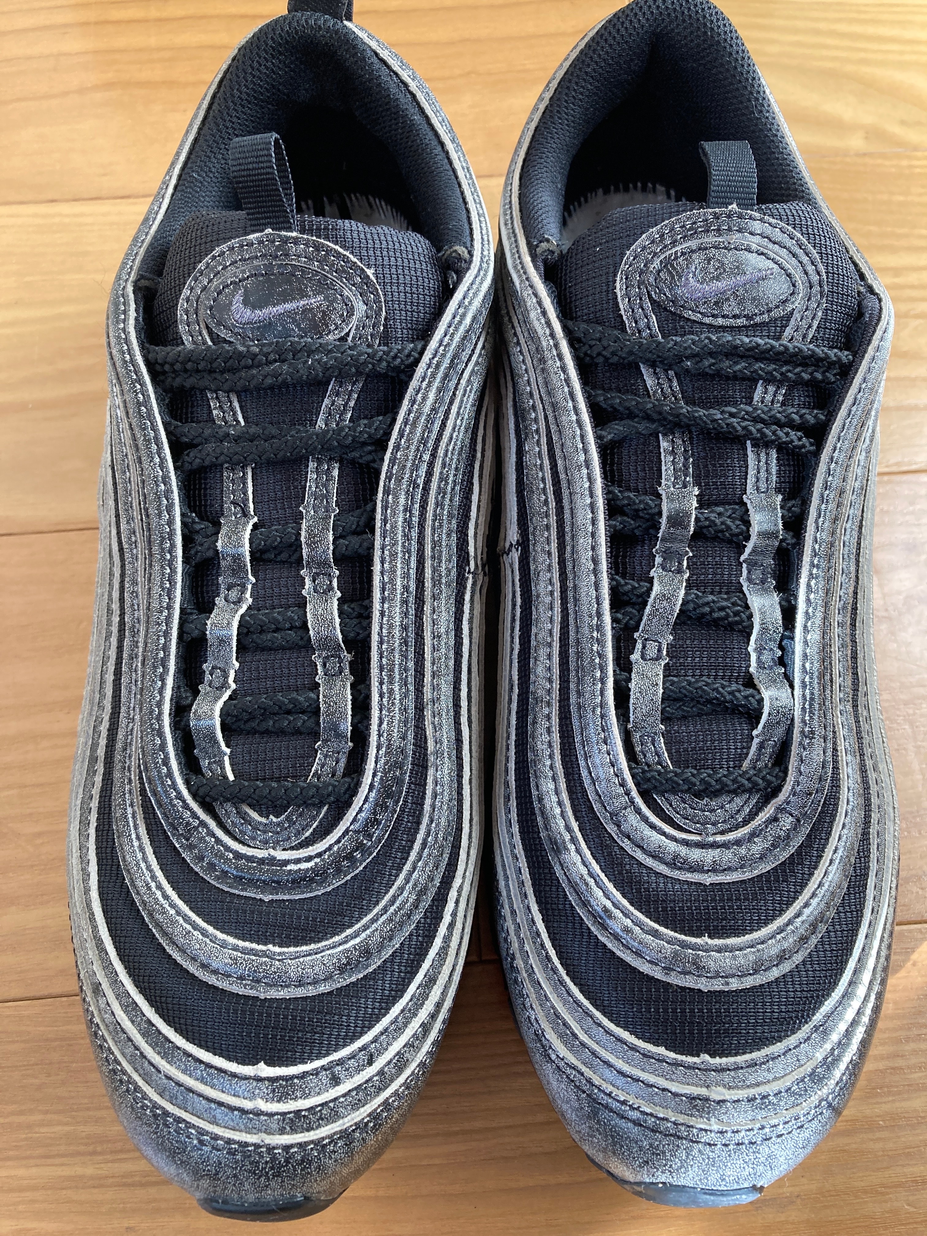 コムデギャルソン オム プリュス × ナイキ エアマックス 97 "ブラック"