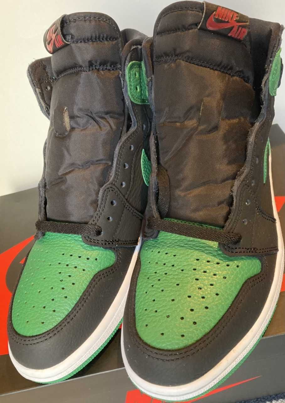 Nike Air Jordan 1 Retro High OG "Black/Pine Green" (2020)      