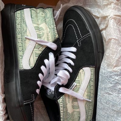 Supreme × Vans Dollar Skate Grosso Mid "Black"