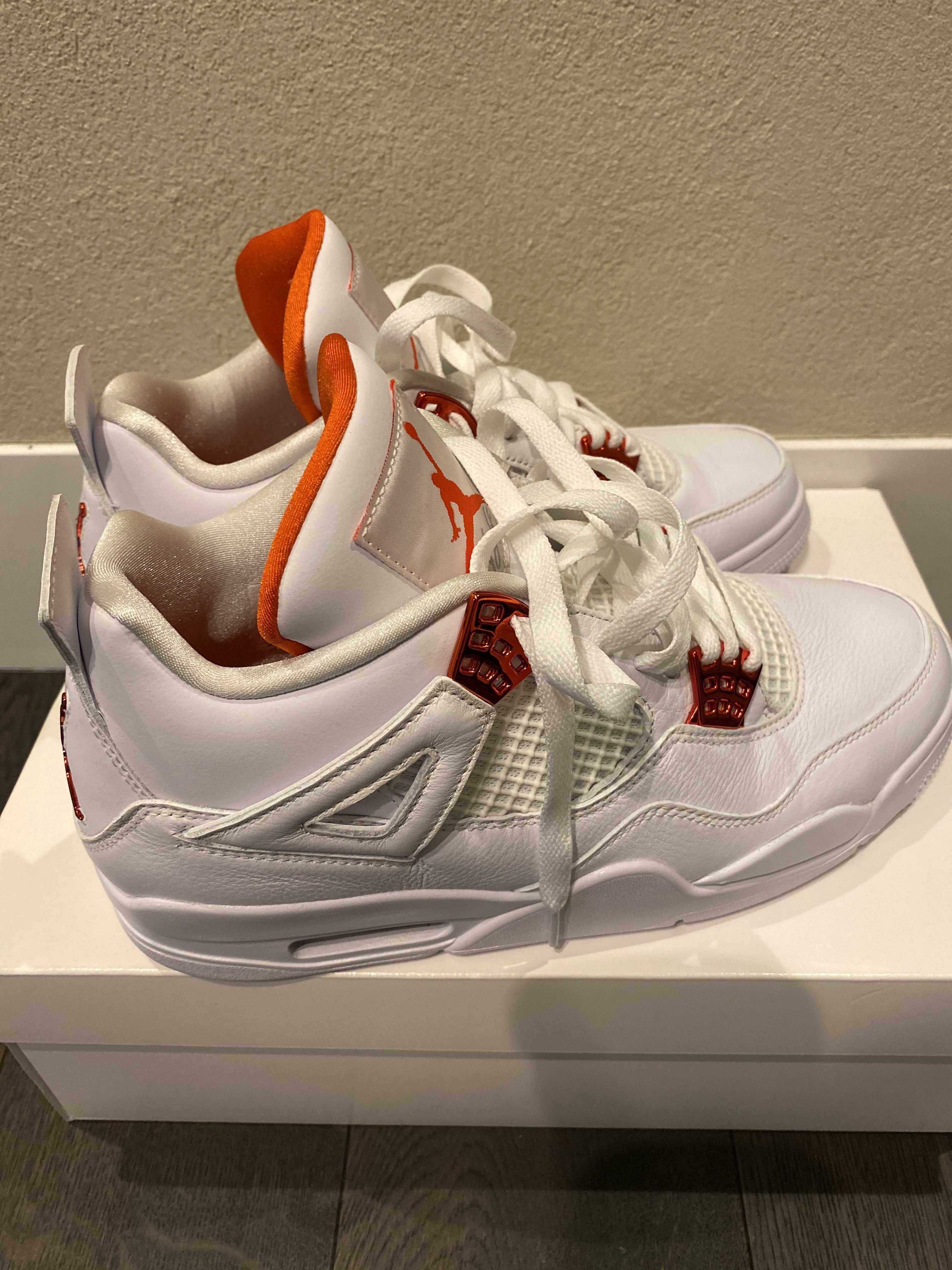 Nike Air Jordan 4 Retro "White/Team Orange"