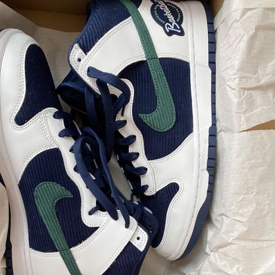 Nike Dunk High EMB "College Navy"