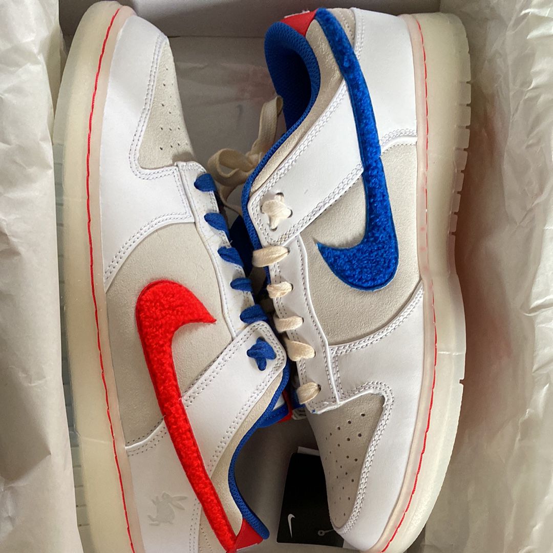 Nike Dunk Low Year of the Rabbit "White/Crimson-Varsity Royal"