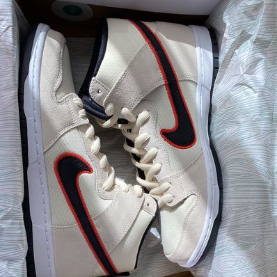 Nike SB Dunk High "San Francisco Giants/Coconut Milk and Black"