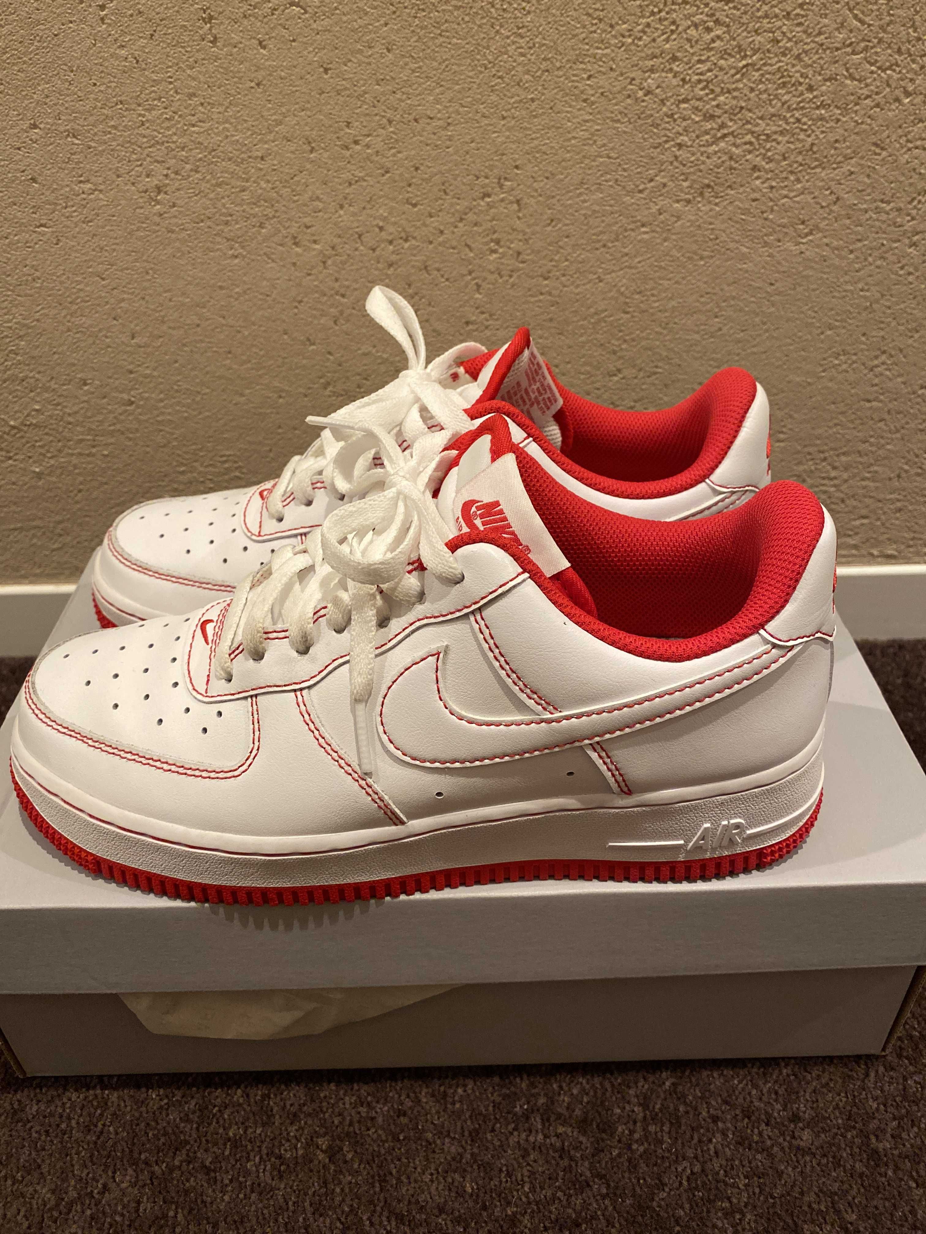 Nike Air Force 1 Low '07 Stitch "Radiant Red"