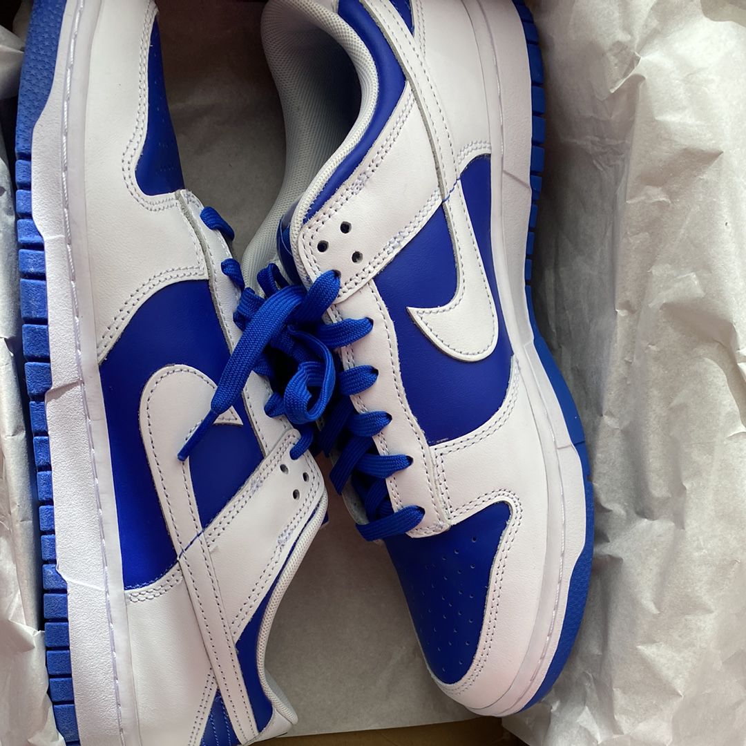 Nike Dunk Low Retro "Racer Blue and White"