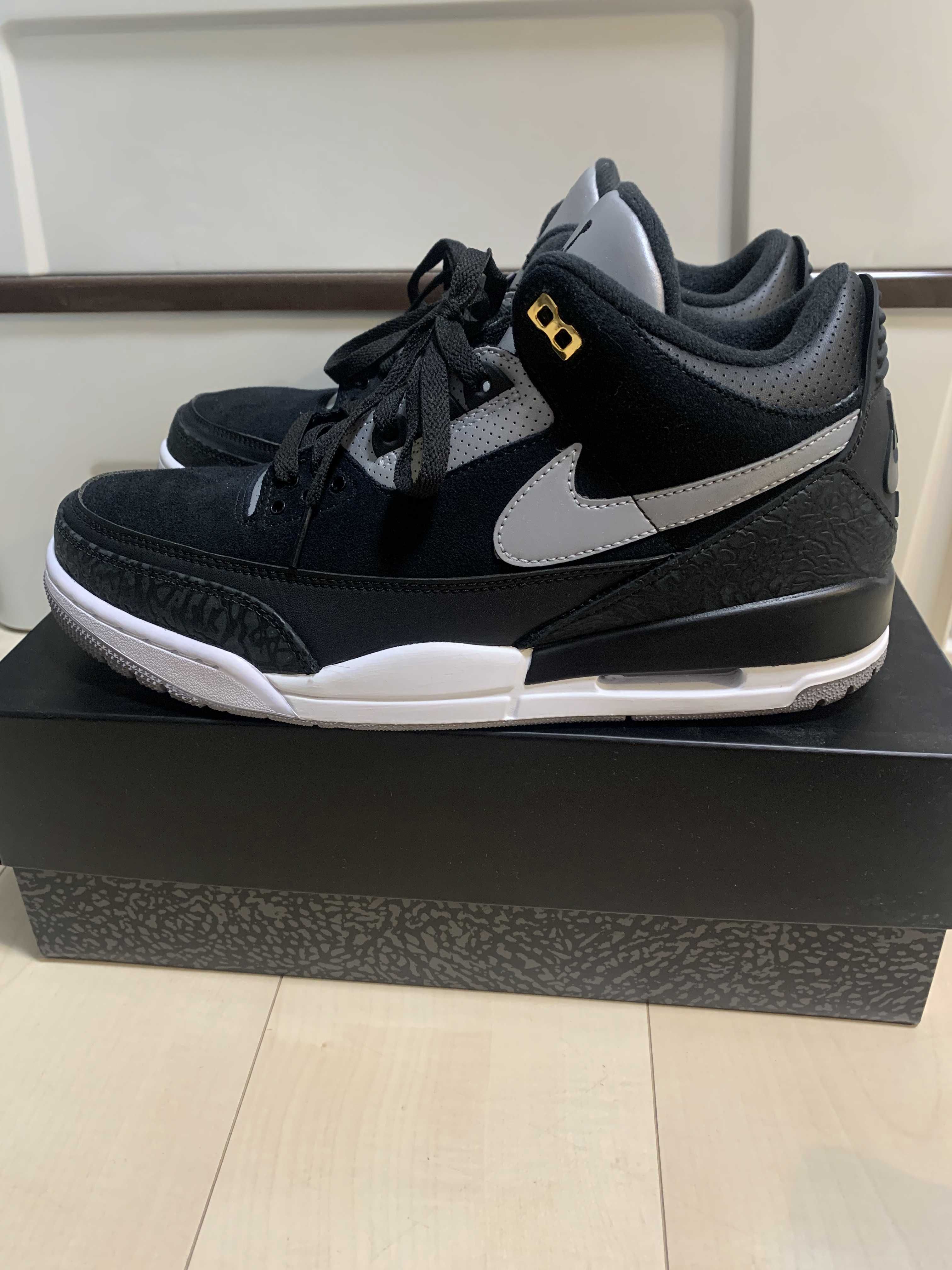 Nike Air Jordan 3 Retro Tinker "Black/Cement Grey"