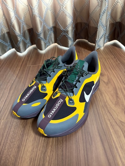GYAKUSOU × Nike Air Zoom Pegasus 35 Turbo "Gold Dart/Pale Iron Grey"