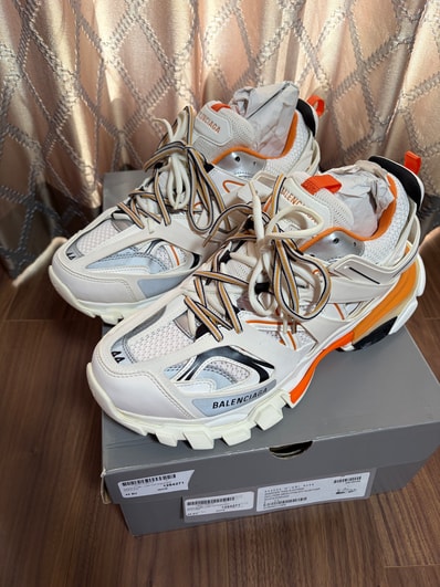 Balenciaga Track Sneaker "White/Orange"