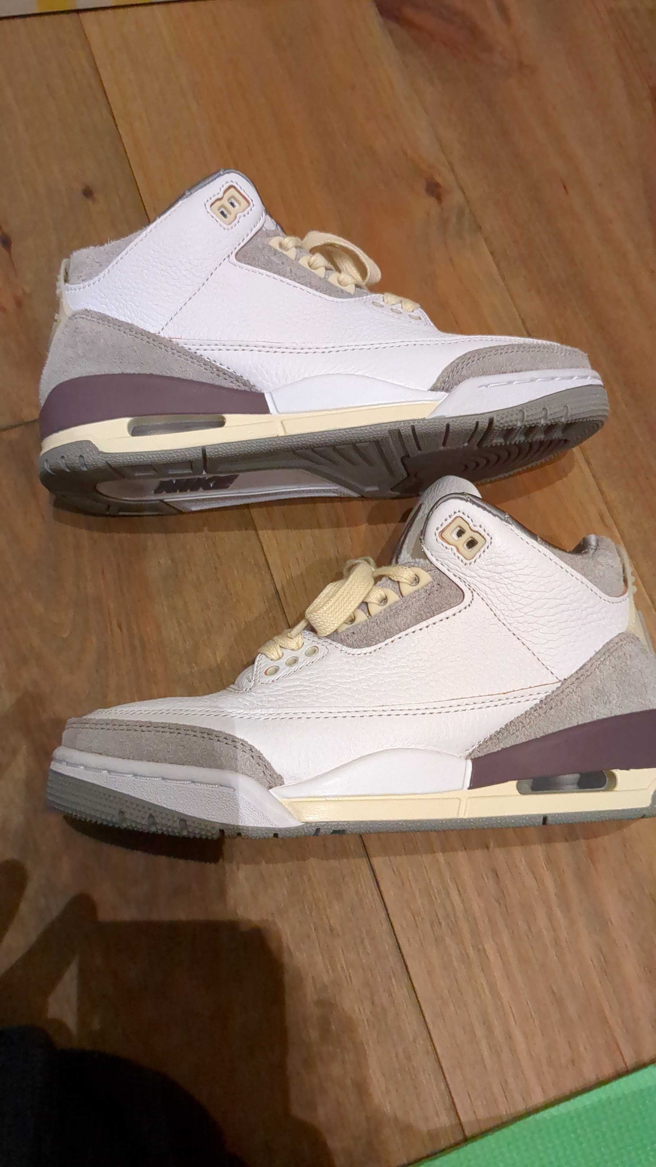 A Ma Maniere × Nike Women's Air Jordan 3 Retro SP "White/Medium Grey Violet Ore"