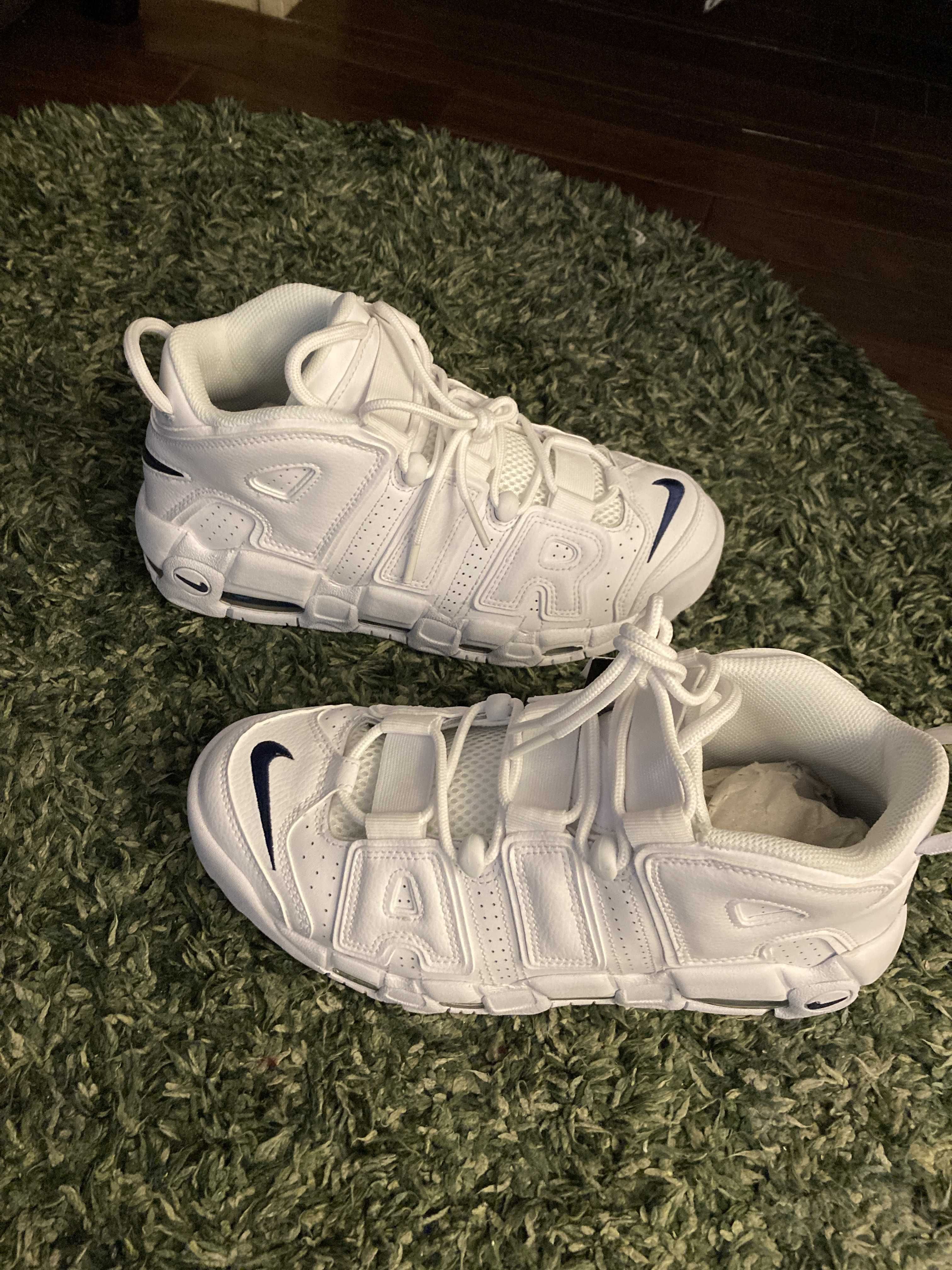 Nike Air More Uptempo "White/Midnight Navy"