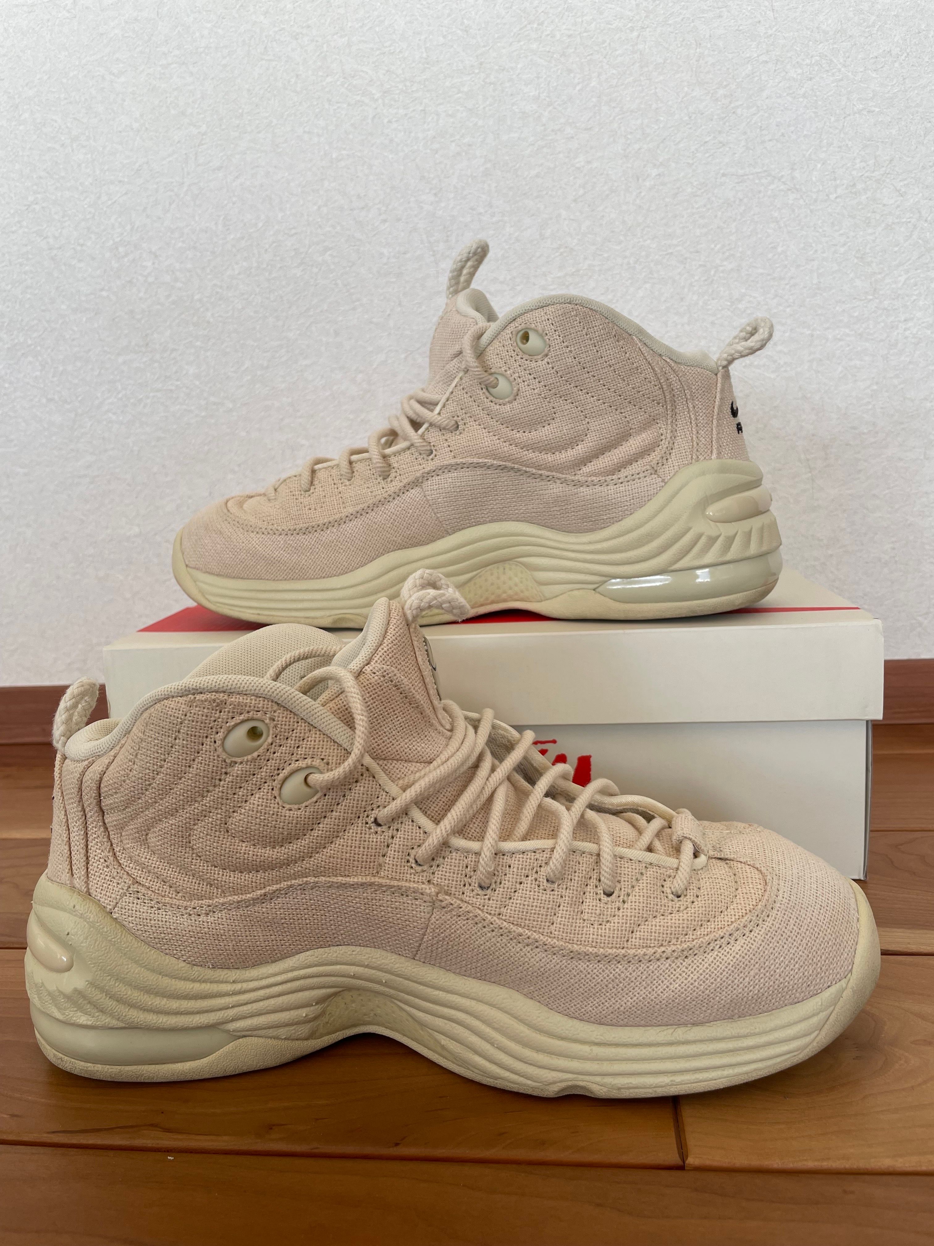 Stussy × Nike Air Penny 2 "Fossil"