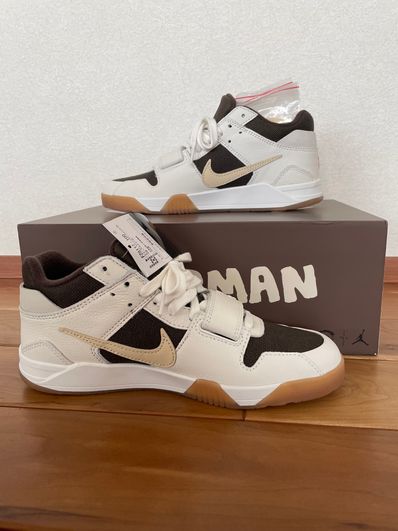 Travis Scott × Nike Jordan Jumpman Jack TR "Sail and Dark Mocha"