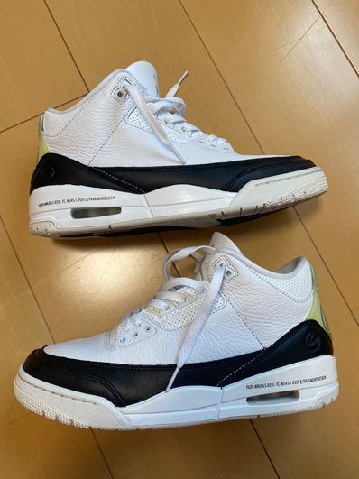 Fragment × Nike Air Jordan 3 "White/Black"