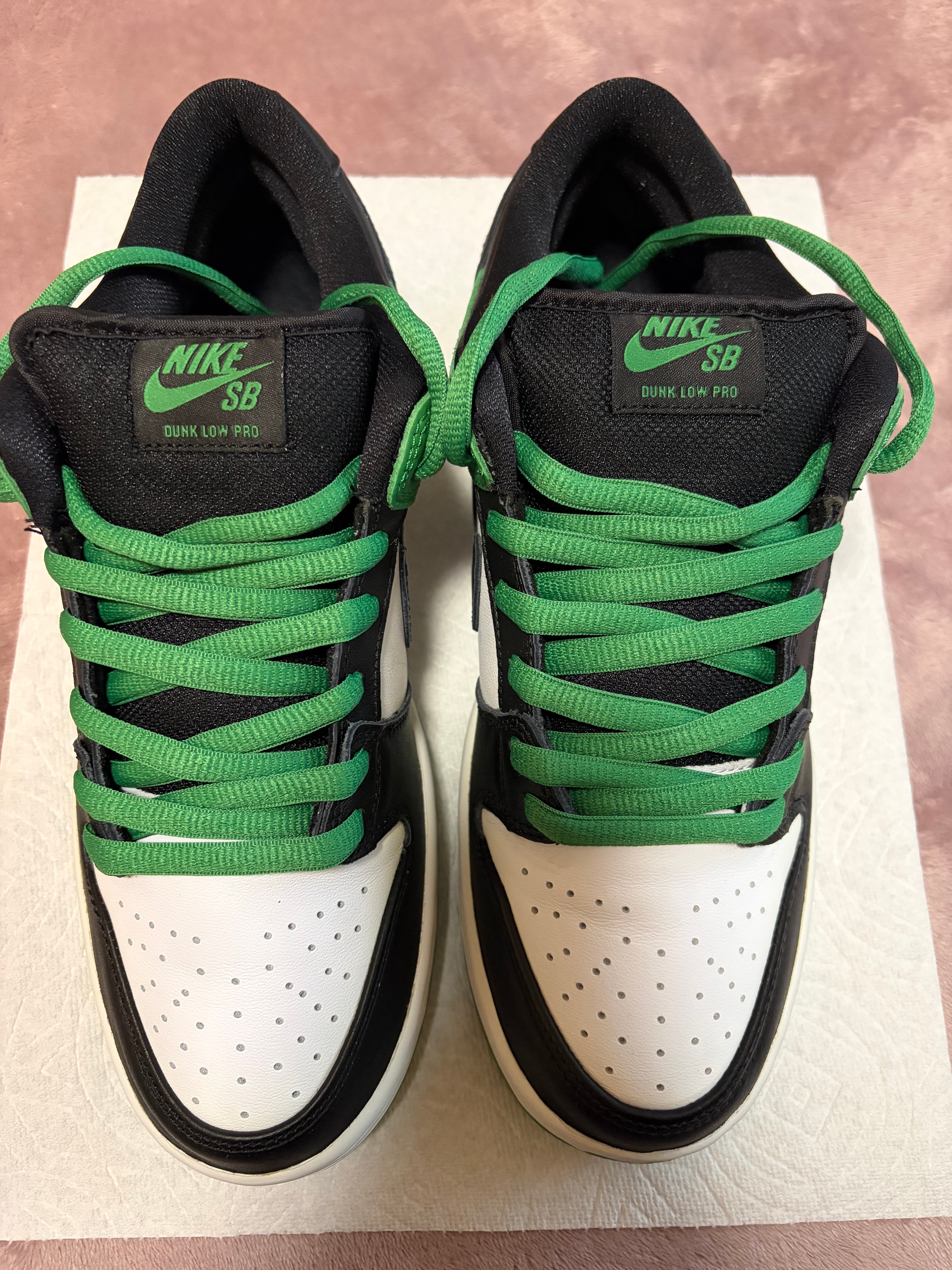 Nike SB Dunk Low Pro "Black and Classic Green"