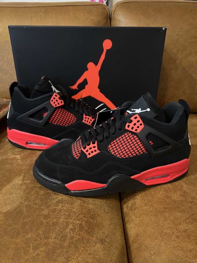 Nike Air Jordan 4 "Red Thunder/Crimson"