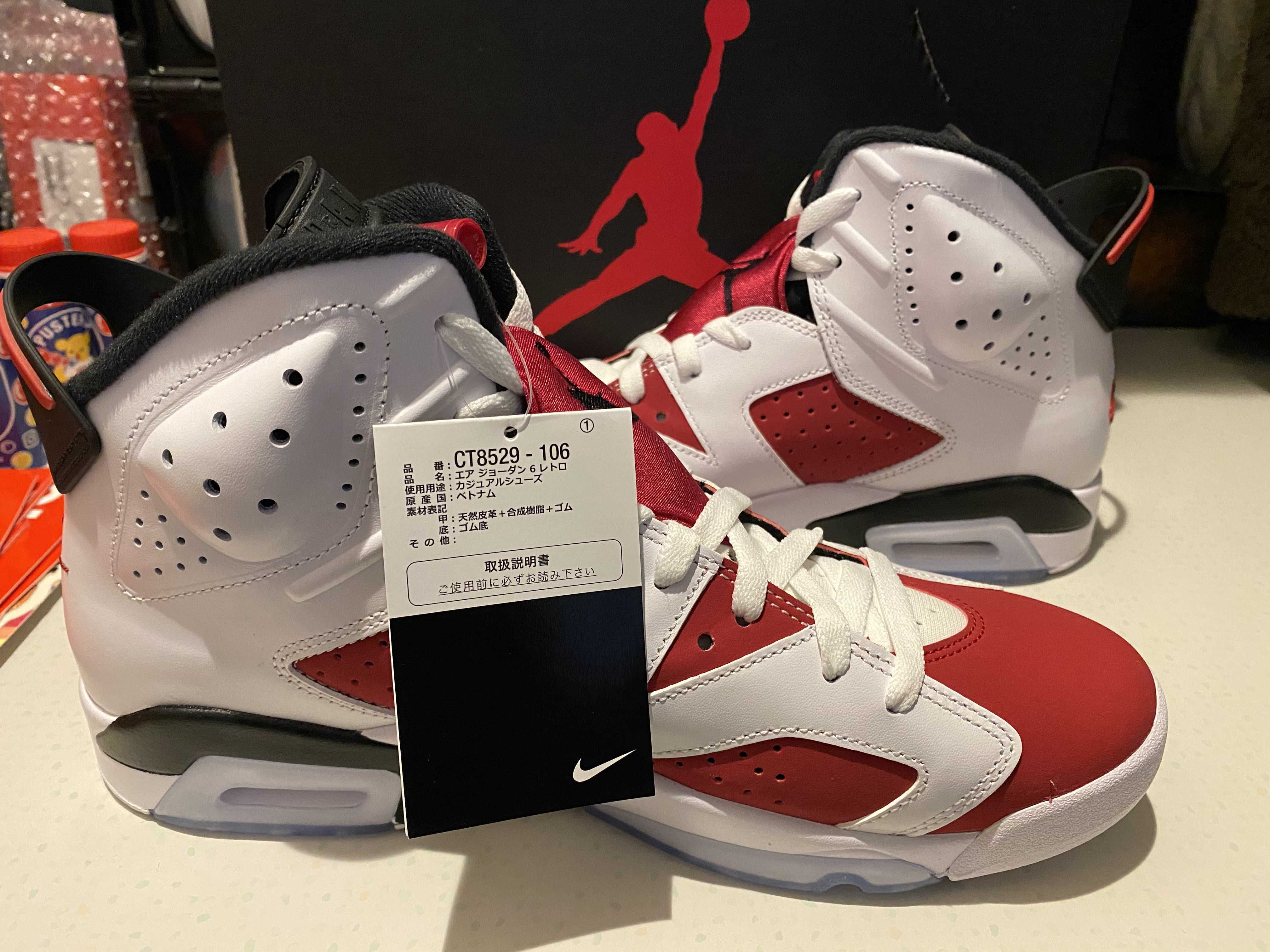 Nike Air Jordan 6 "Carmine" (2021)