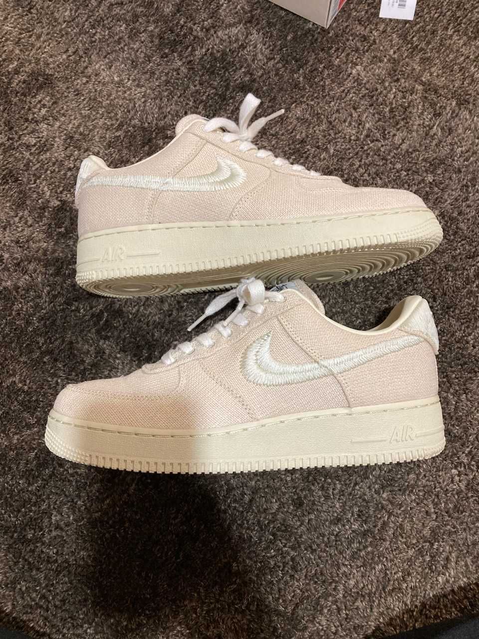 Stussy × Nike Air Force 1 Low "Fossil Stone"