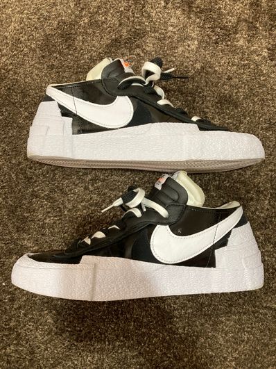 sacai × Nike Blazer Low "Black Patent Leather"