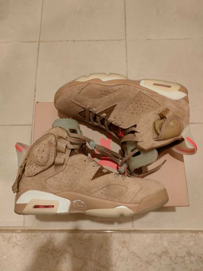Travis Scott × Nike Air Jordan 6 "British Khaki"