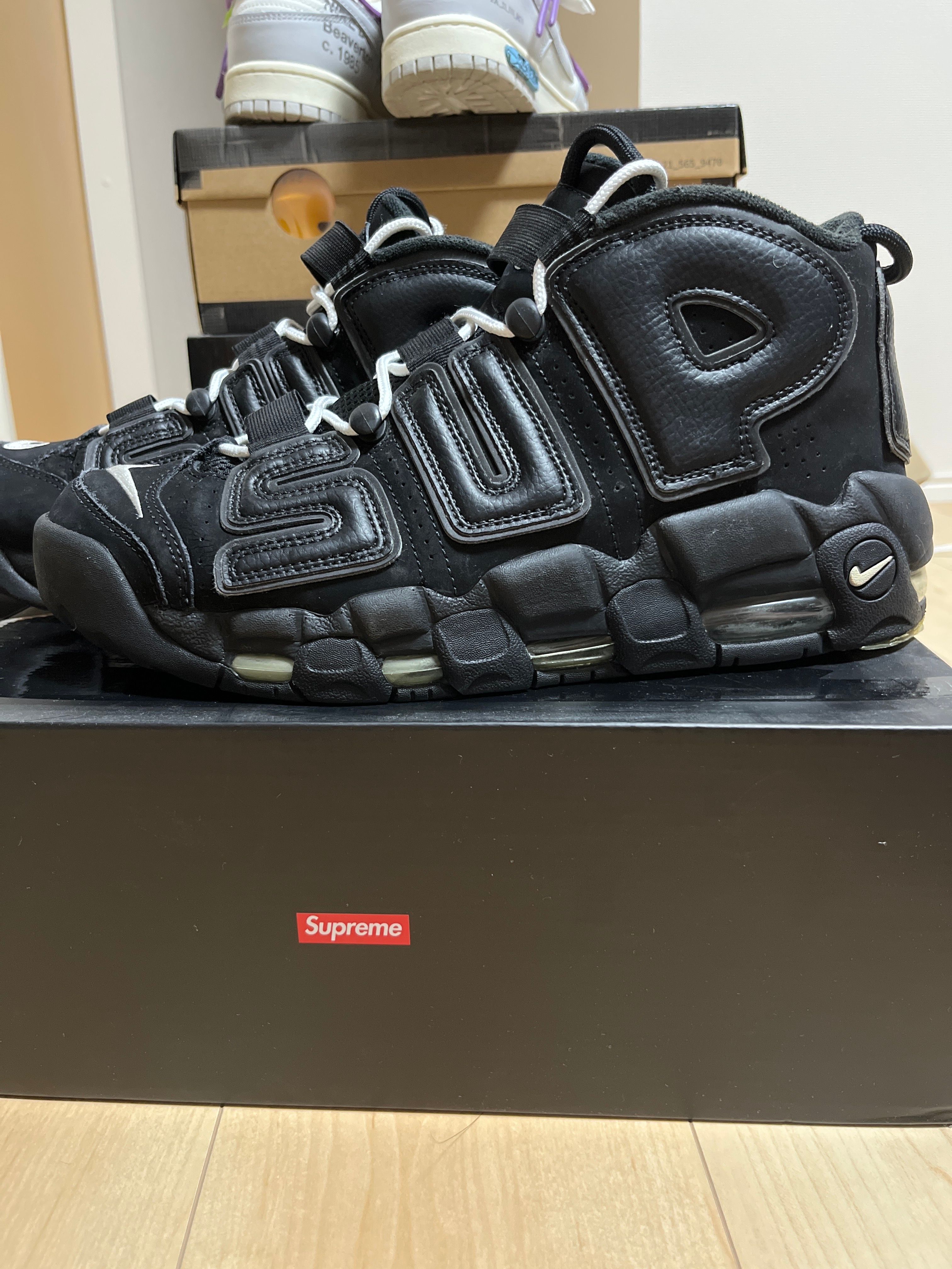 Supreme × Nike Air More Uptempo "Black"