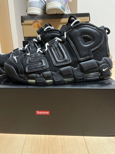 Supreme × Nike Air More Uptempo "Black"