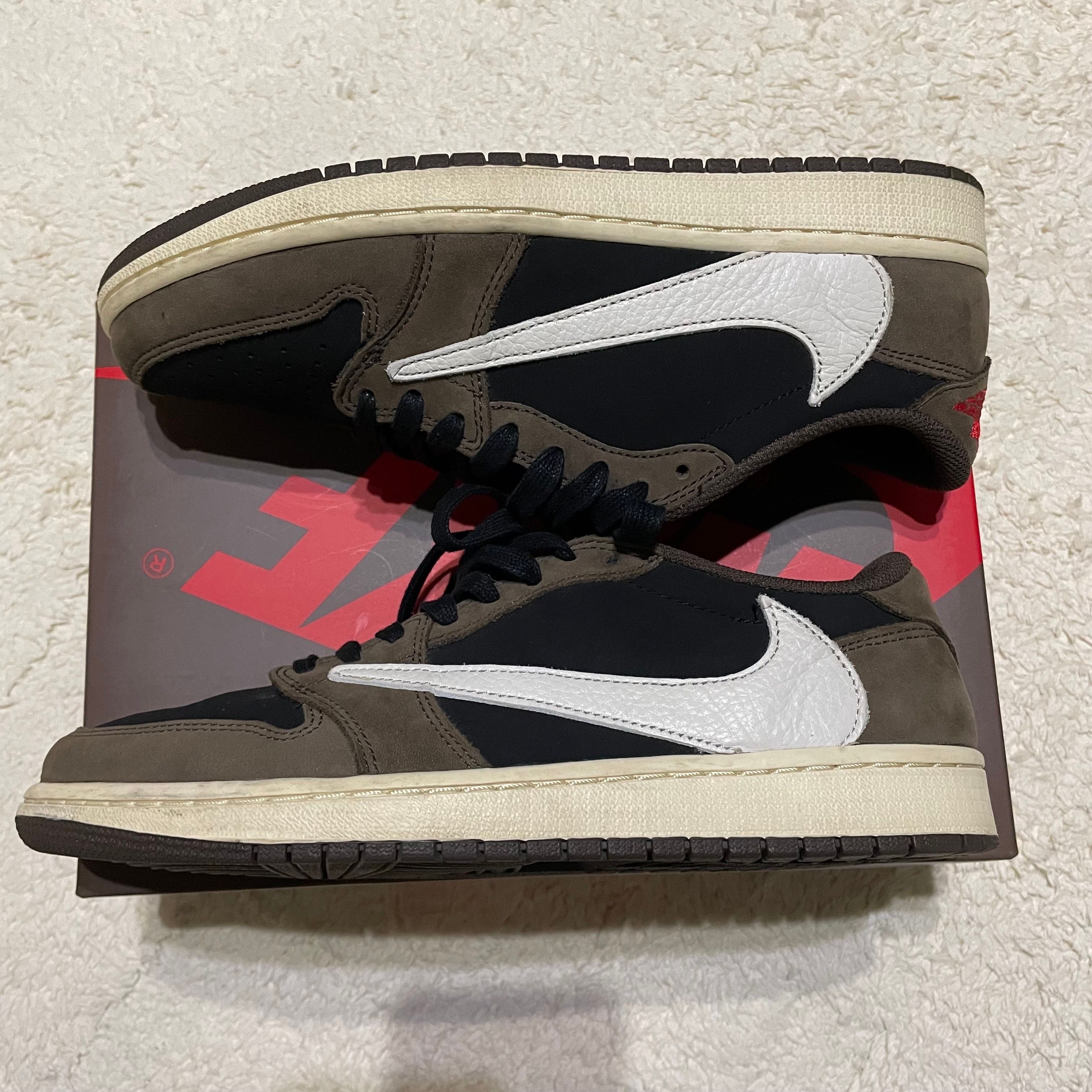 Travis Scott × Nike Air Jordan 1 Low OG SP-T "Black/Dark Mocha"
