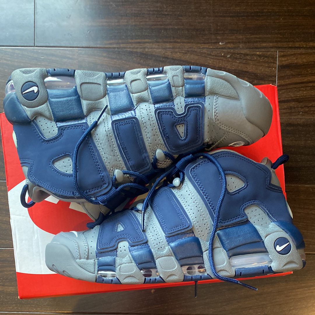 Nike Air More Uptempo '96 "Cool Grey/White/Midnight Navy"