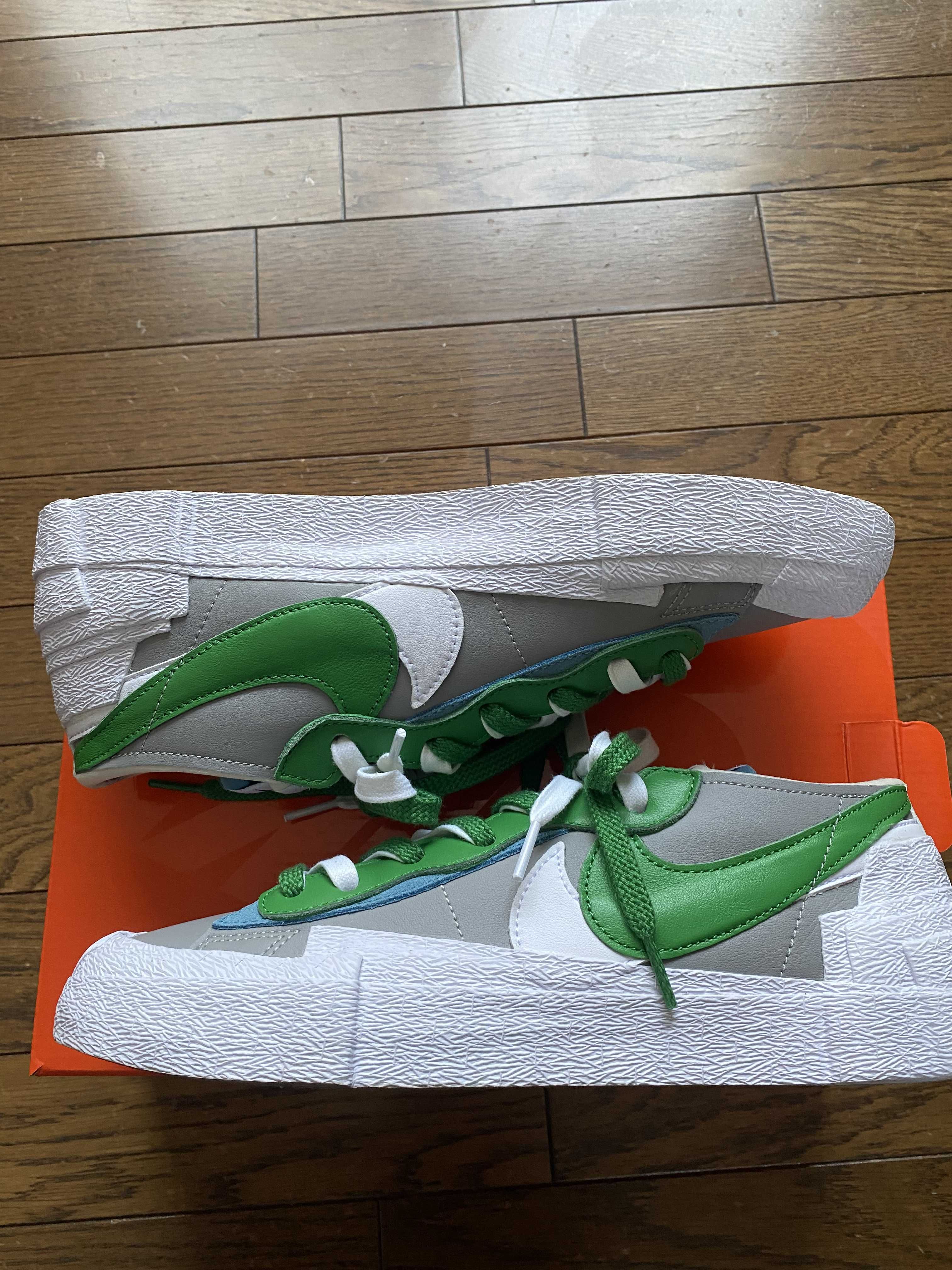 sacai × Nike Blazer Low "Classic Green"