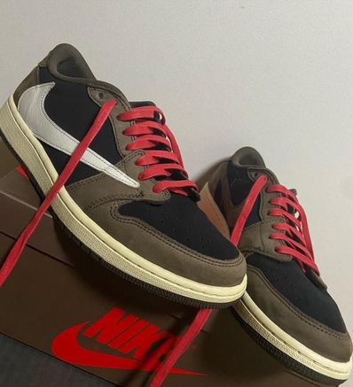 Travis Scott × Nike Air Jordan 1 Low OG SP-T "Black/Dark Mocha"