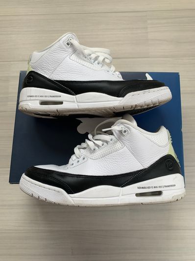 Fragment × Nike Air Jordan 3 "White/Black"