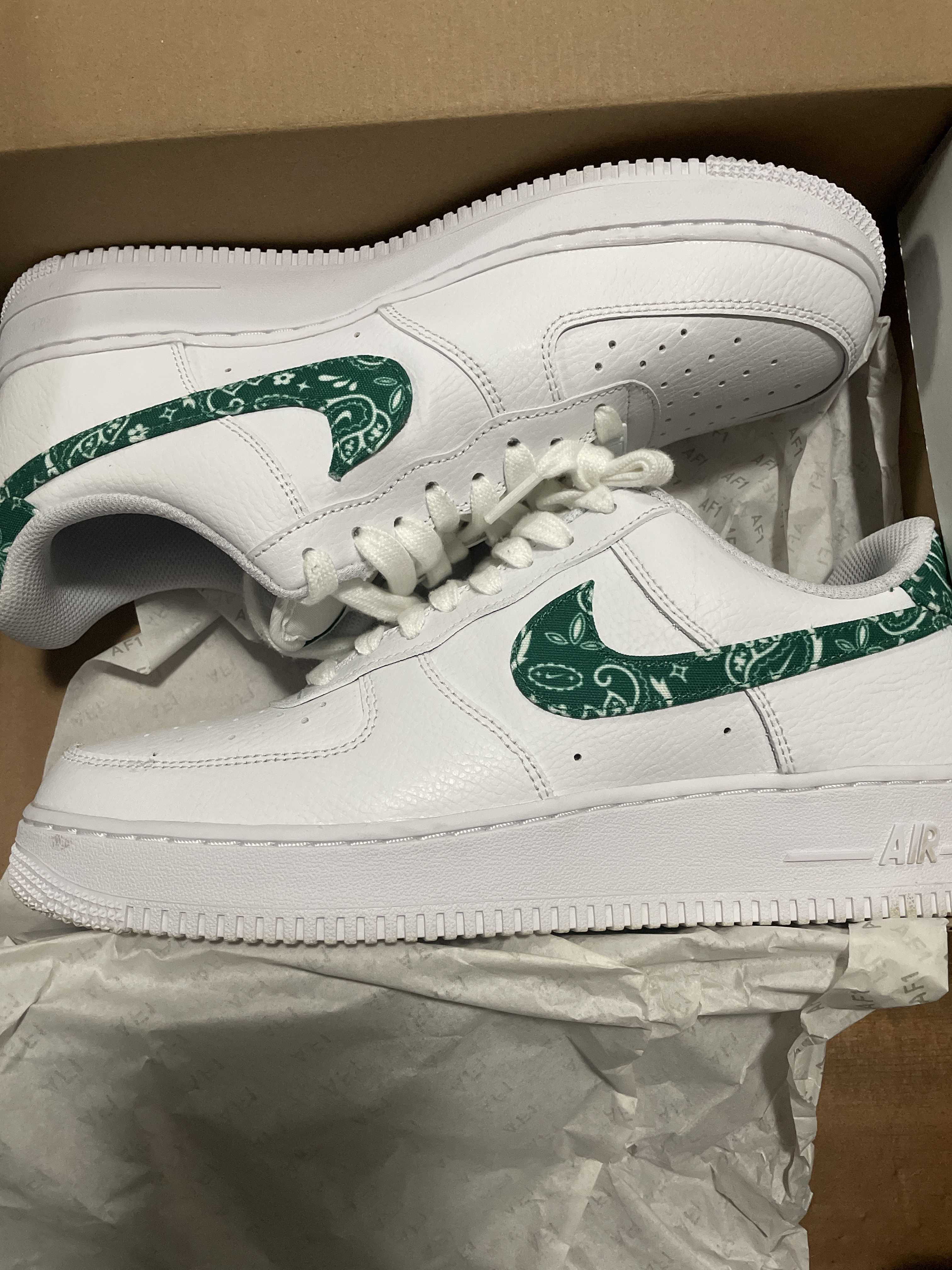 Nike Women's Air Force 1 Low '07 Essential "Green Paisley"