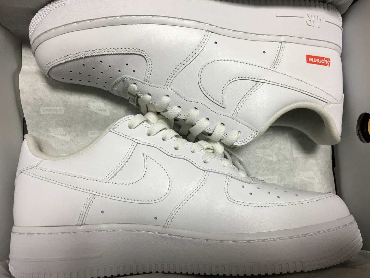 Supreme × Nike Air Force 1 Low "White"